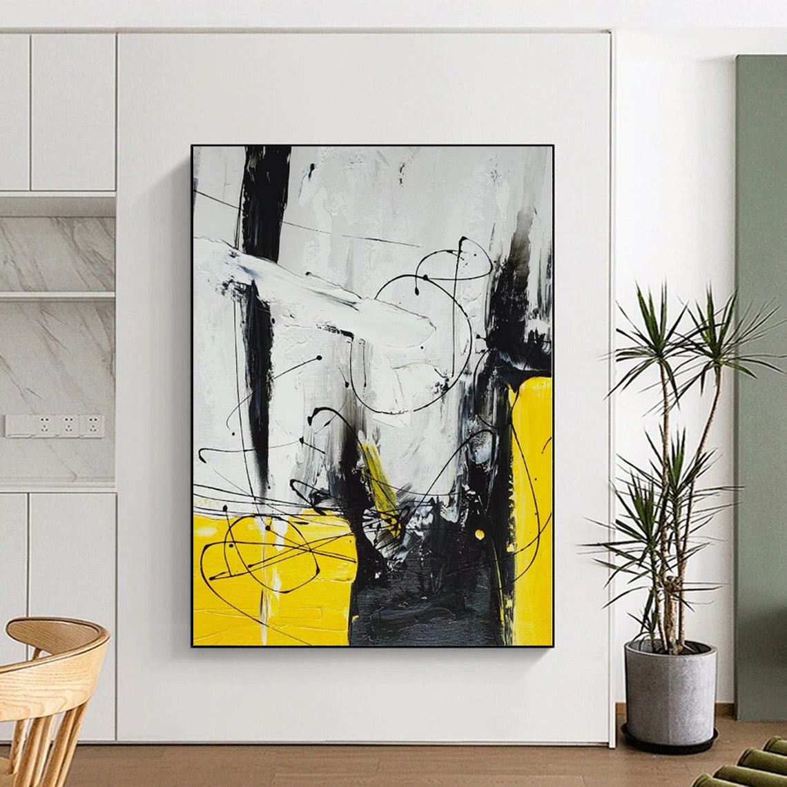 “Hazy Urban Impressions” Abstract Acrylic Art CT0318