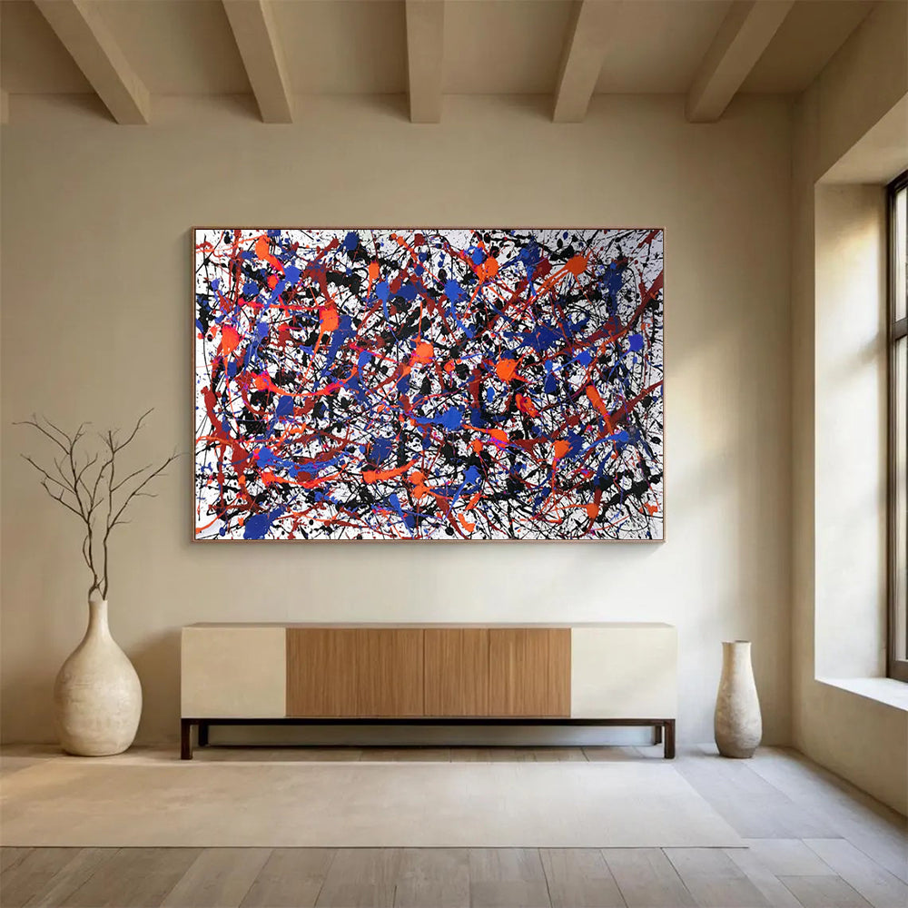 “Chaotic Color Explosion” – Abstract Acrylic Painting CT1728