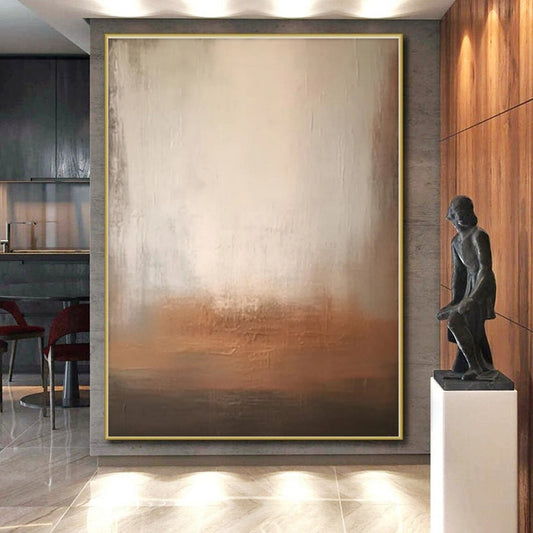 “Soft Color Gradients”,Abstract Color - Field Oil Painting CT0519