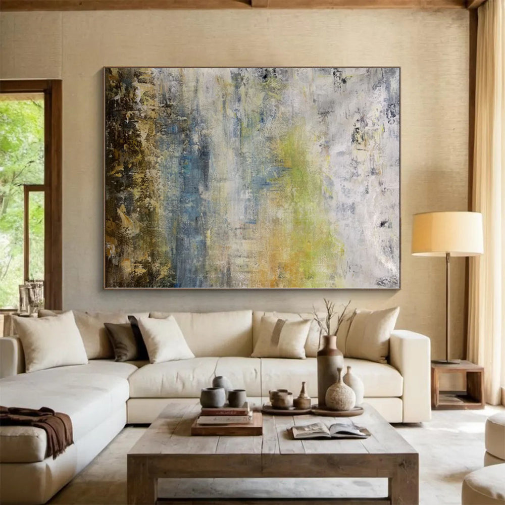 “Mixed Tones Abstract Landscape”,Impressionistic Abstract Painting CT0379