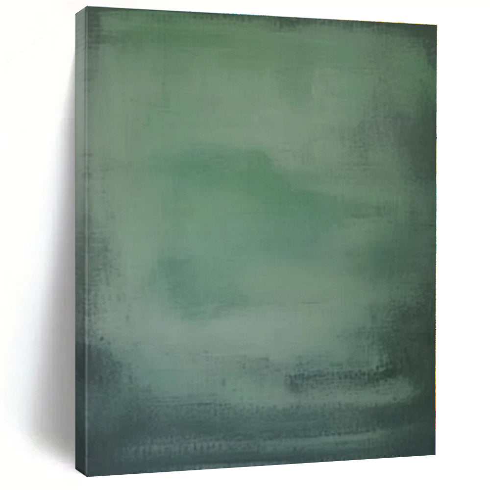 “Soft Green Gradient”,Minimalist Abstract Oil Painting CT0572