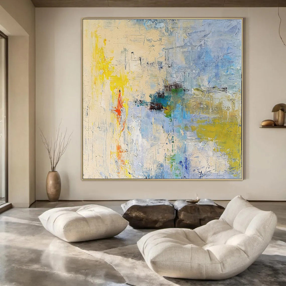 “Colorful Abstract Chaos” Expressionistic Acrylic Art CT0185
