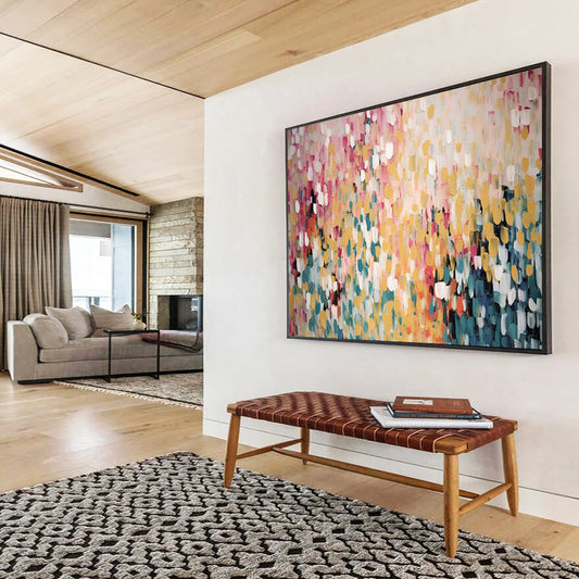 The Impact and Allure of Large Wall Art in Contemporary Interior Design