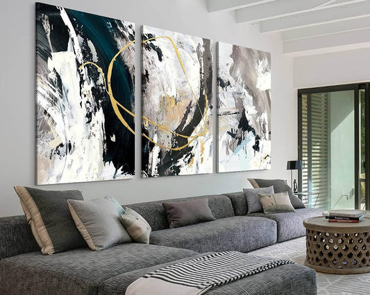The Power of Scale: Why Oversized Abstract Wall Art Transforms Modern Interiors