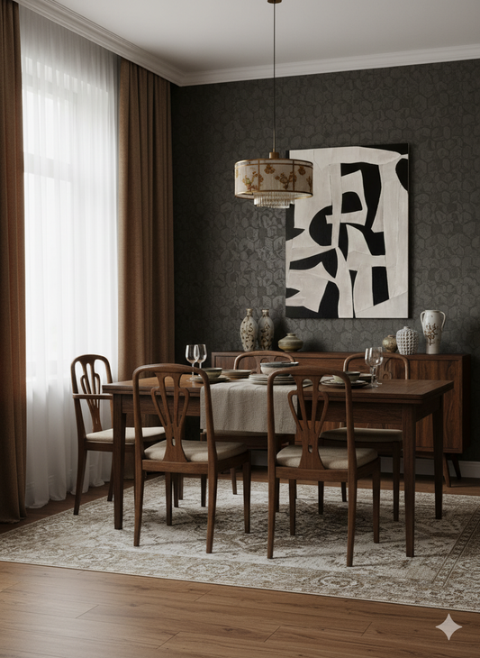 Exploring the Enigmatic Forms: A Deep Dive into "Black - White Abstract Forms Abstract Acrylic Painting CT0132"