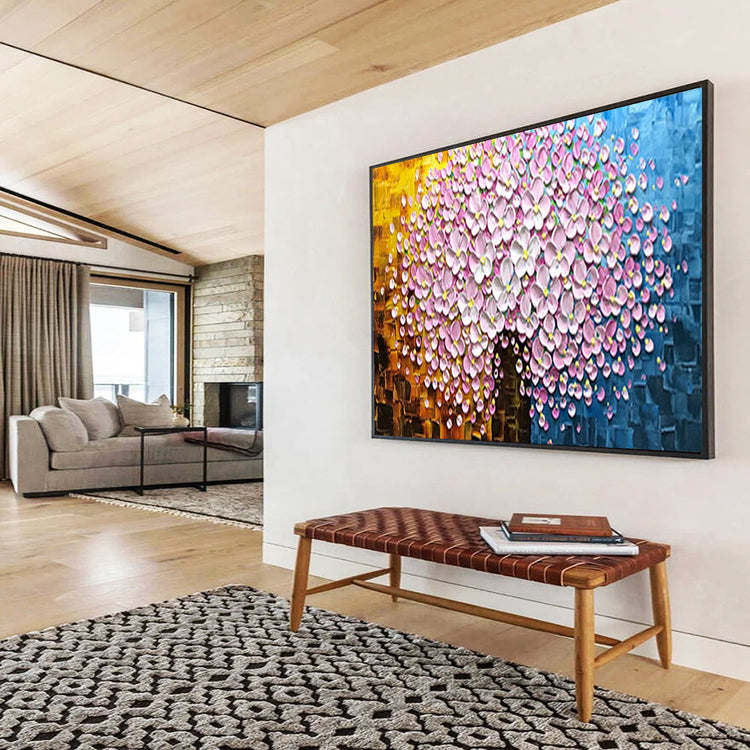 Purple Abstract Painting