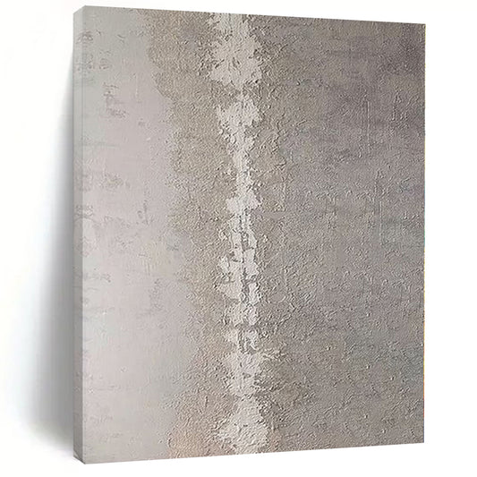 “Linear Gray Textures” - Abstract Work with Gray, White CT0113