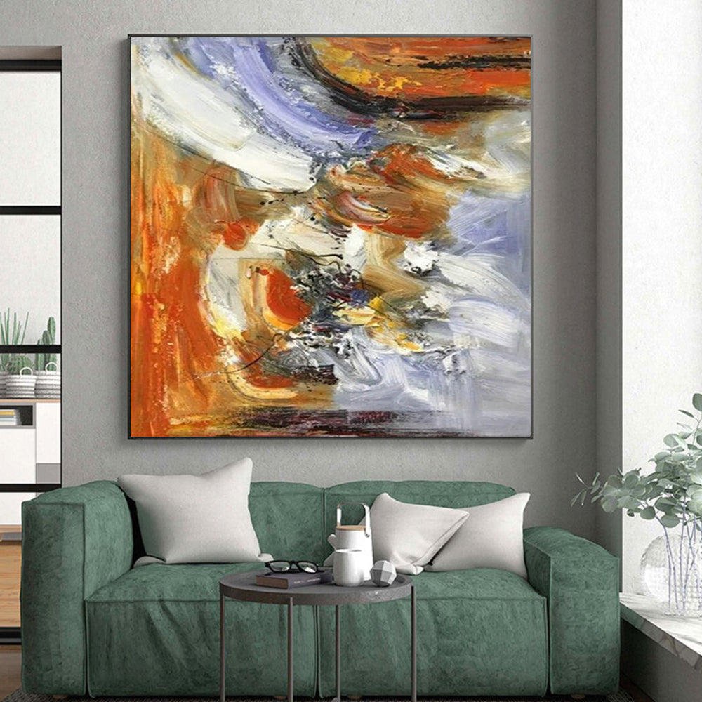 “Colorful Abstract Impasto”，Abstract Impasto Art CT0619