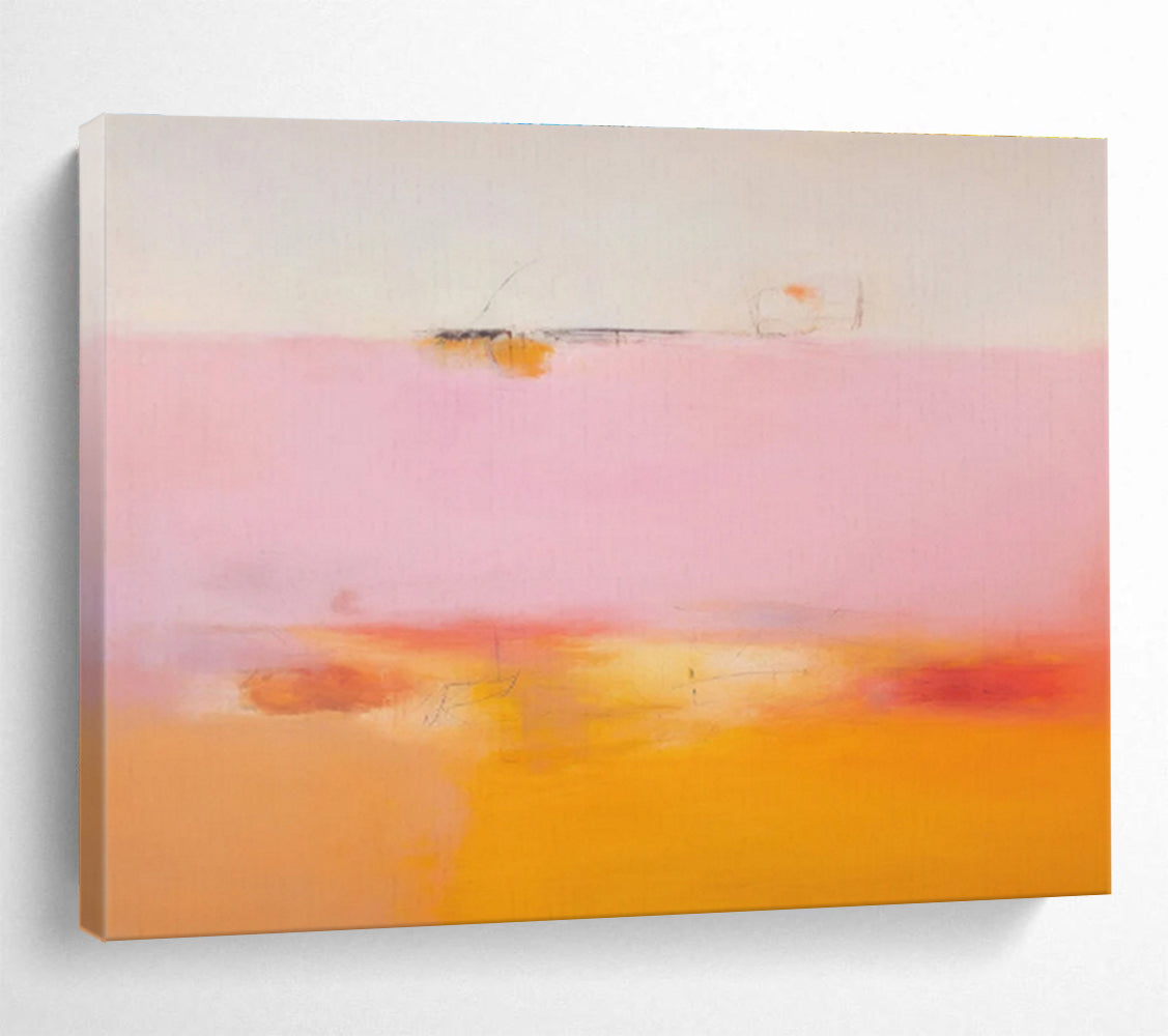 “Subtle Color Gradients” Abstract Acrylic Painting On Canvas DKH476