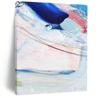 “Pastel Abstract Swirls” - Abstract Expressionist Painting On Canvas DTP150