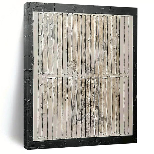 “Textured Neutral Abstract” - Abstract Painting On Canvas CT2352