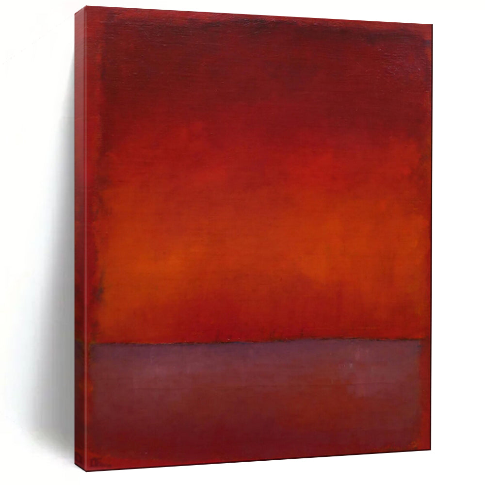 “Red - Orange Gradient” - Rothko - Inspired Color Field Art CT1946