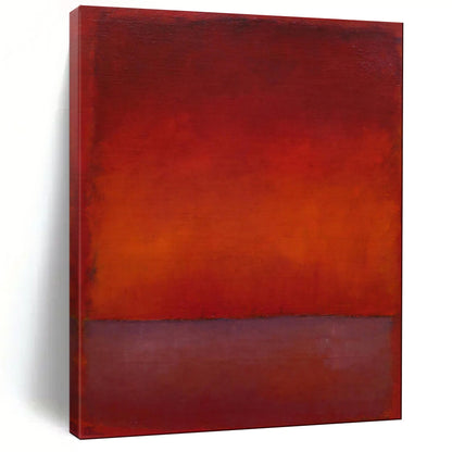 “Red - Orange Gradient” - Rothko - Inspired Color Field Art CT1946