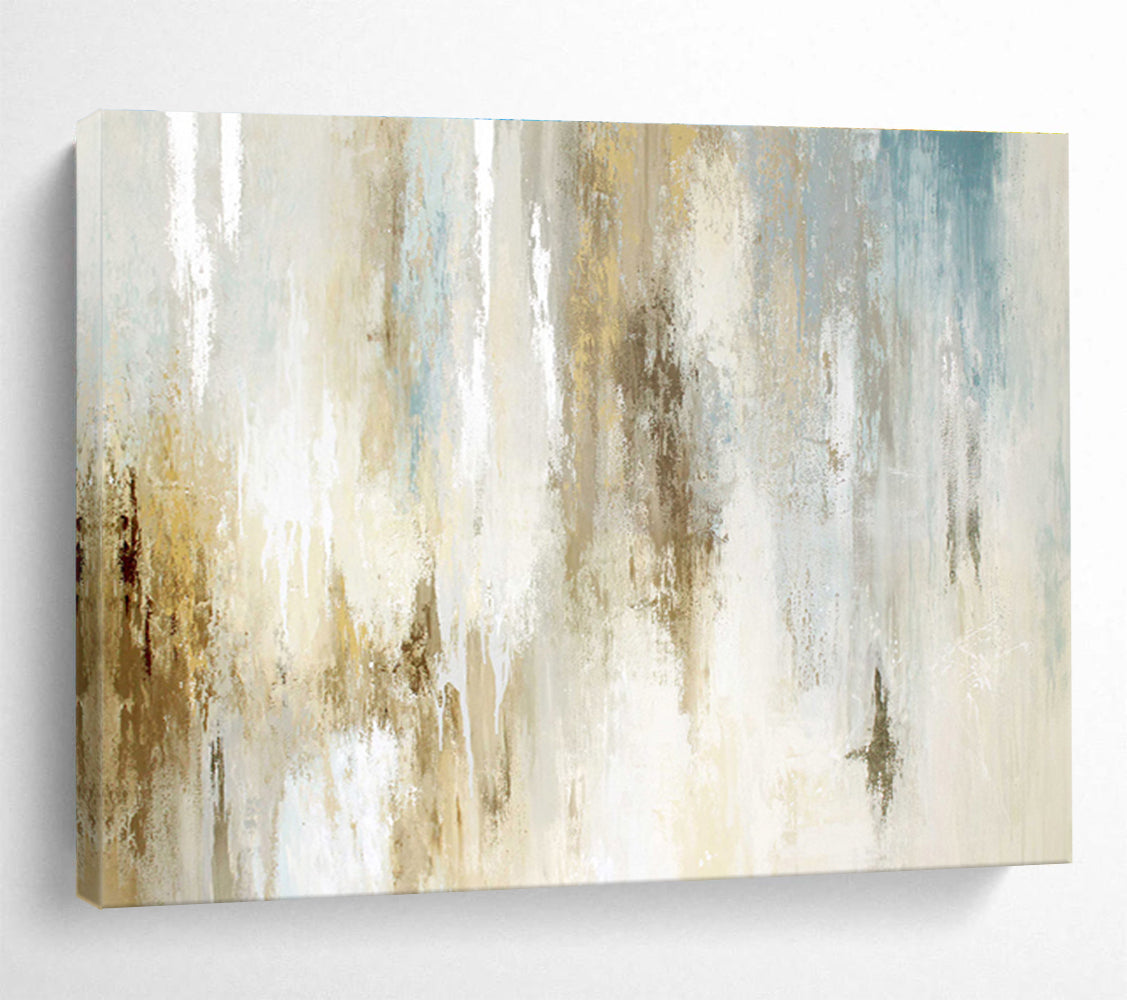 “Neutral - Toned Abstract Flow” Abstract Acrylic Painting On Canvas DKH522