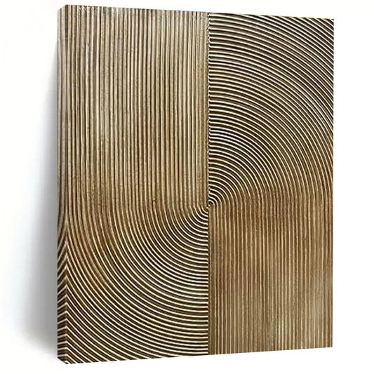 “Geometric Gold Lines” ，Minimalist Line Art CT0885