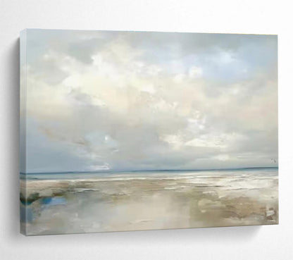 Light and Airy Beach Scene (Repeat) Painting On Canvas DKH326