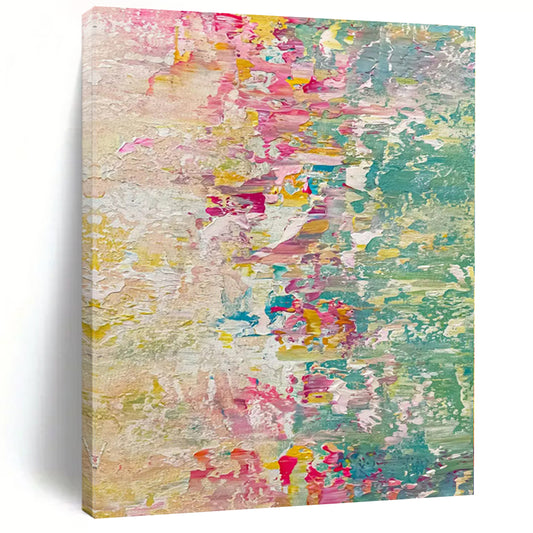 Pastel Color Fusion - Abstract Textured Painting CT1229