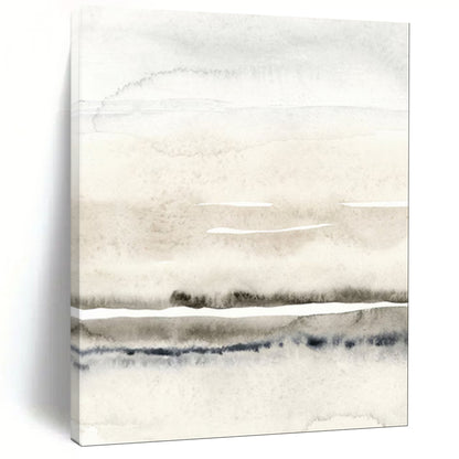 “Soft Gray Wash Layers” – Abstract Watercolor Landscape with Muted Tones CT2054