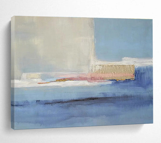 “Minimalist Color Field” Abstract Minimalist Painting On Canvas DKH407