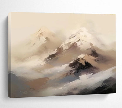 Abstract Mountain Landscape Painting On Canvas DKH325