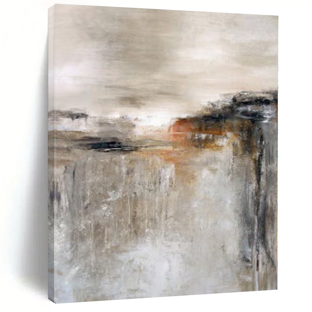 “Neutral Toned Abstract Landscape” – Abstract Landscape Painting CT1128