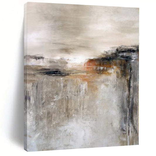 “Neutral Toned Abstract Landscape” – Abstract Landscape Painting CT1128