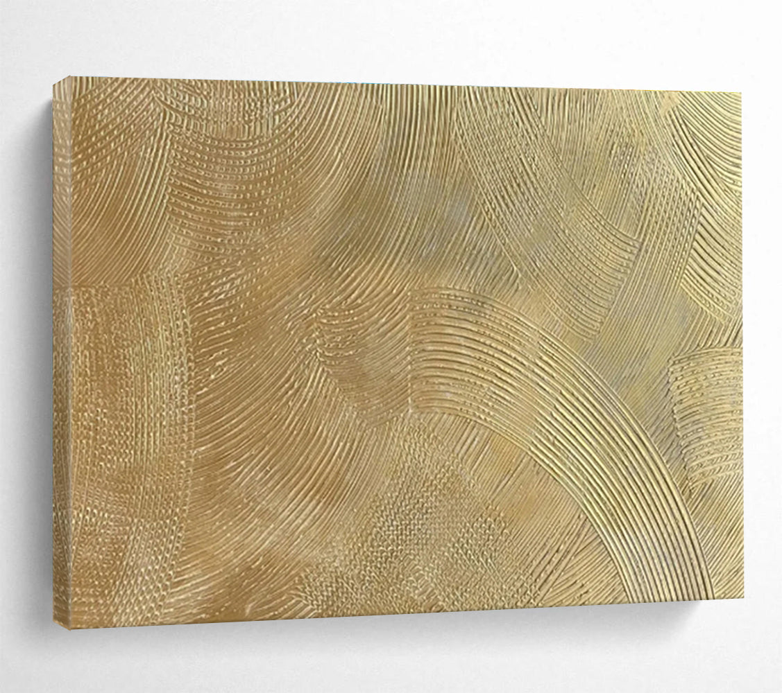Textured Wave Layers in Teal, Gray, and Beige, Abstract Textural Landscape Painting On Canvas DKH580