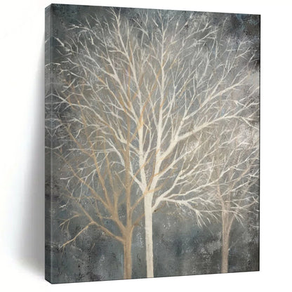 “Winter Bare Trees” - Minimalist Nature Acrylic on Canvas CT1887