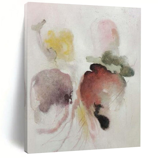 “Soft - Hued Root Vegetables” – Watercolor - Style Still Life Painting CT1066