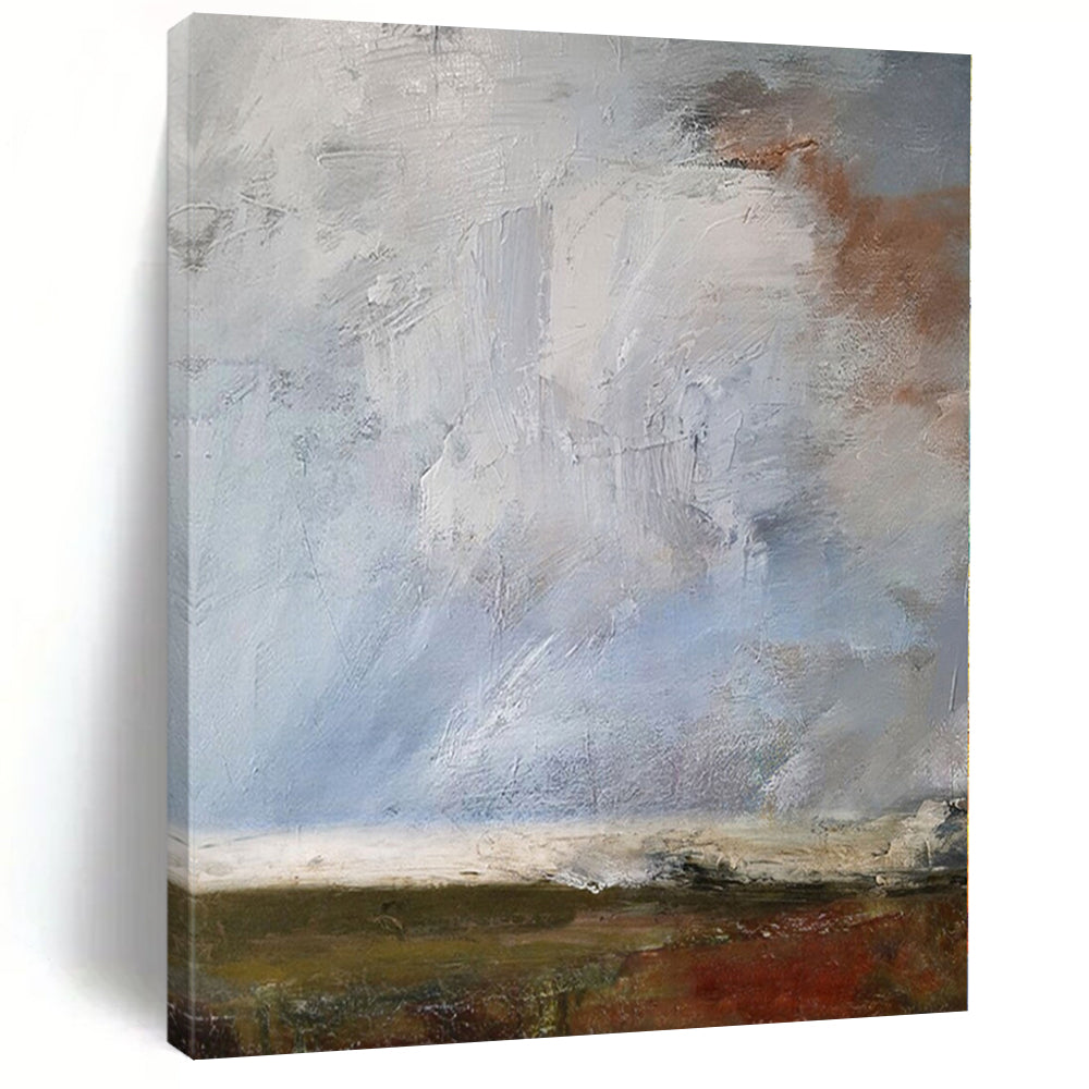 “Soft Toned Abstract Landscape” – Abstract Landscape Painting CT1140