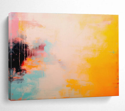 “Vibrant Color Fusion” Abstract Acrylic Painting On Canvas DKH471