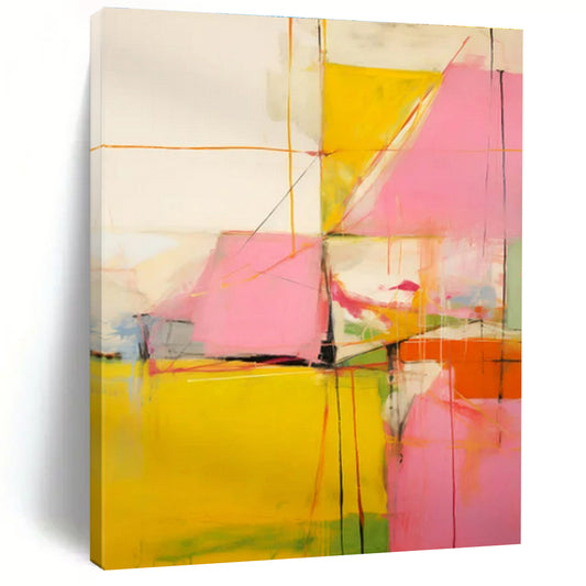 “Vibrant Color - Block Energy” ，Abstract Expressionist Art CT0873