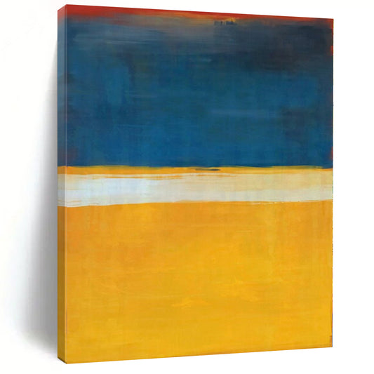 “Blue - Yellow - Red Color Blocks” – Color Field Painting CT1186