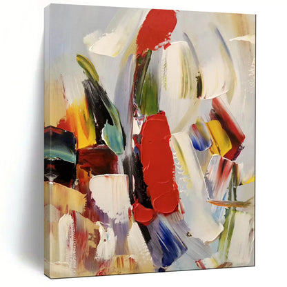 Color Explosion Abstract Expressionist Masterpiece CT1955