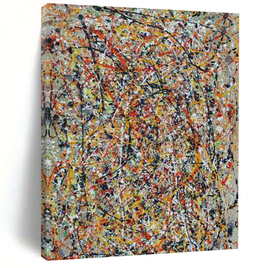 “Vibrant Drip - Style Abstract” - Abstract Painting On Canvas CT2347