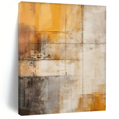 “Soft Color Block with Subtle Details” – Abstract Color - Block Painting CT1057