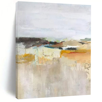 “Soft - Toned Landscape Abstract” ，Abstract Landscape Oil Painting CT0927
