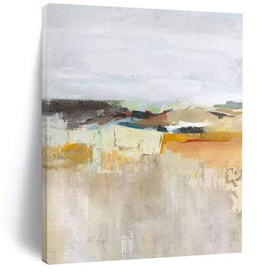 “Soft - Toned Landscape Abstract” ，Abstract Landscape Oil Painting CT0927