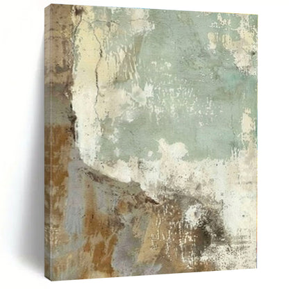 Earthy Textured Patina - Abstract Impasto Oil CT1267