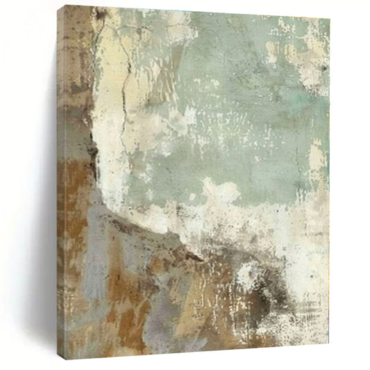 Earthy Textured Patina - Abstract Impasto Oil CT1267