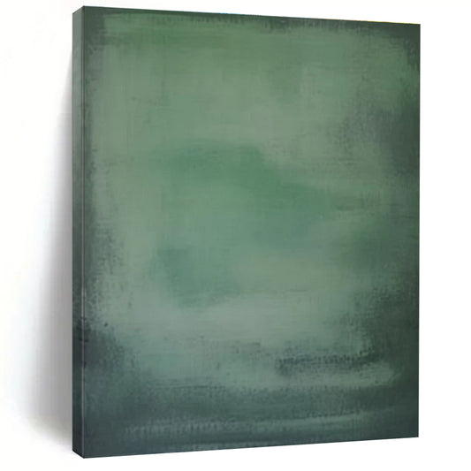 Gradient Green Hues - "Subtle Green Mist" - Minimalist Abstract Painting CT1465