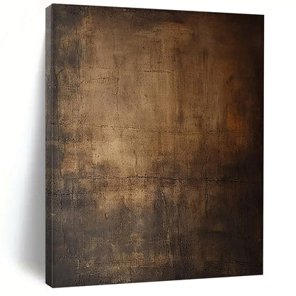 “Brown Textured Abstract” ，Abstract Textured Acrylic Painting CT0944