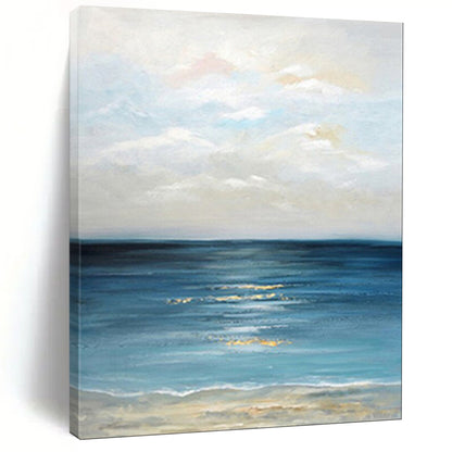“Calm Sea at Sunset” - Impressionistic Marine Art CT2020