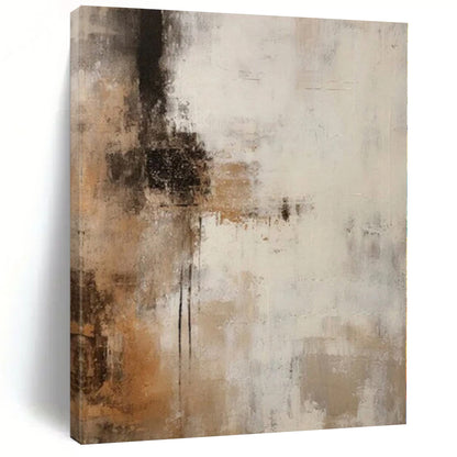 “Neutral Textured Abstraction” – Abstract Textured Painting CT1203
