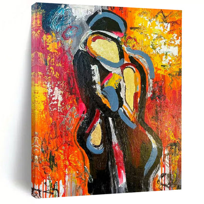 “Colorful Abstract Figure” – Abstract Figurative Painting CT1196