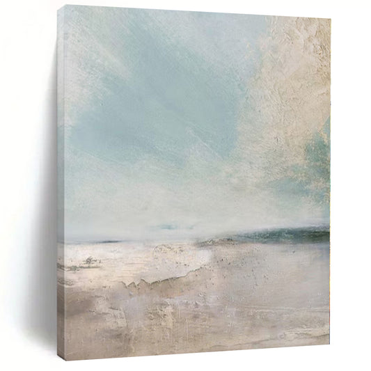 “Soft - Toned Abstract Landscape” – Impressionistic Landscape Painting CT1102
