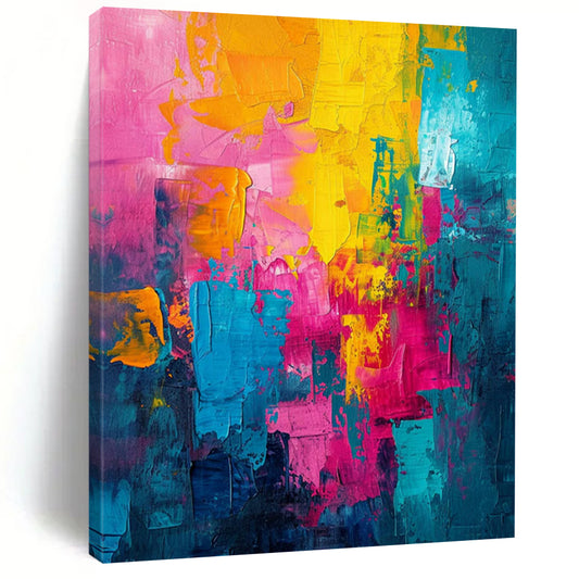 “Color - Explosion Carnival” – Abstract Expressionist Painting CT1024