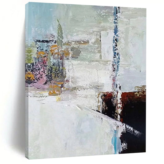 “Colorful Abstract Fragment” - Abstract Expressionist Painting On Canvas DTP040
