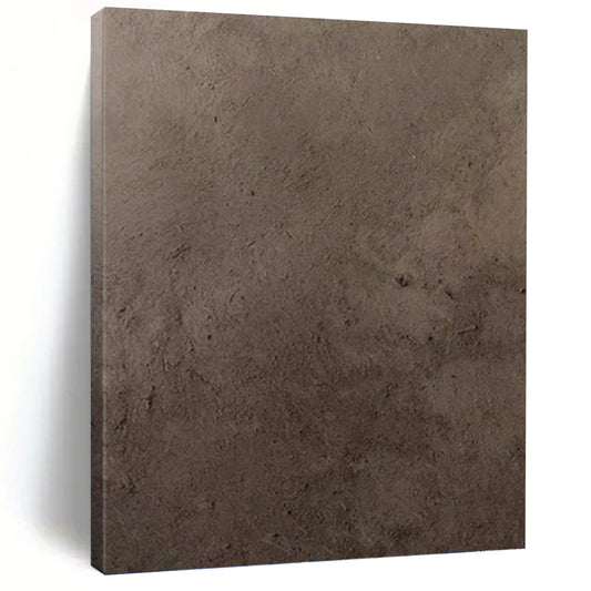 “Smooth Dark Gray Textured Surface” - Minimalist Abstract Painting On Canvas DKH1116