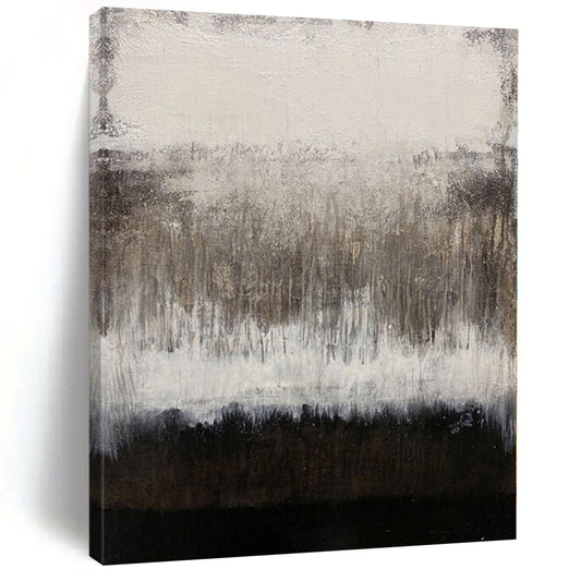 “Neutral Toned Abstract Drips” – Abstract Expressionist Painting CT1137